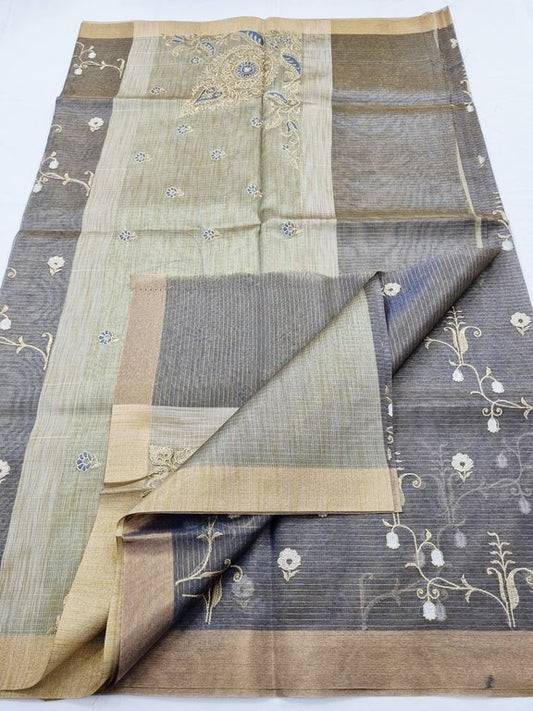 Kanchipuram Blended Semi Tissue Silk Saree 561