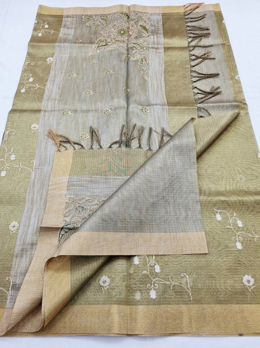 Kanchipuram Blended Semi Tissue Silk Saree 566