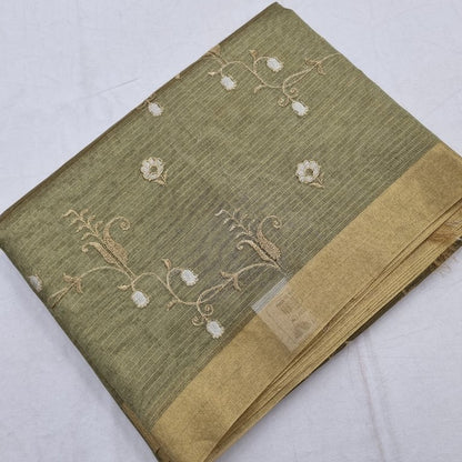 Kanchipuram Blended Semi Tissue Silk Saree 569 – Kanchipuram Lakshaya Silks
