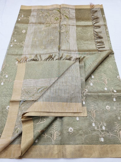 Kanchipuram Blended Semi Tissue Silk Saree 569 – Kanchipuram Lakshaya Silks