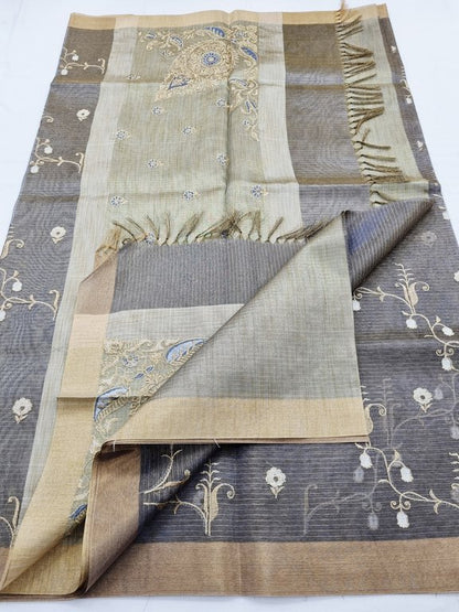 Kanchipuram Blended Semi Tissue Silk Saree 571 – Kanchipuram Lakshaya Silks