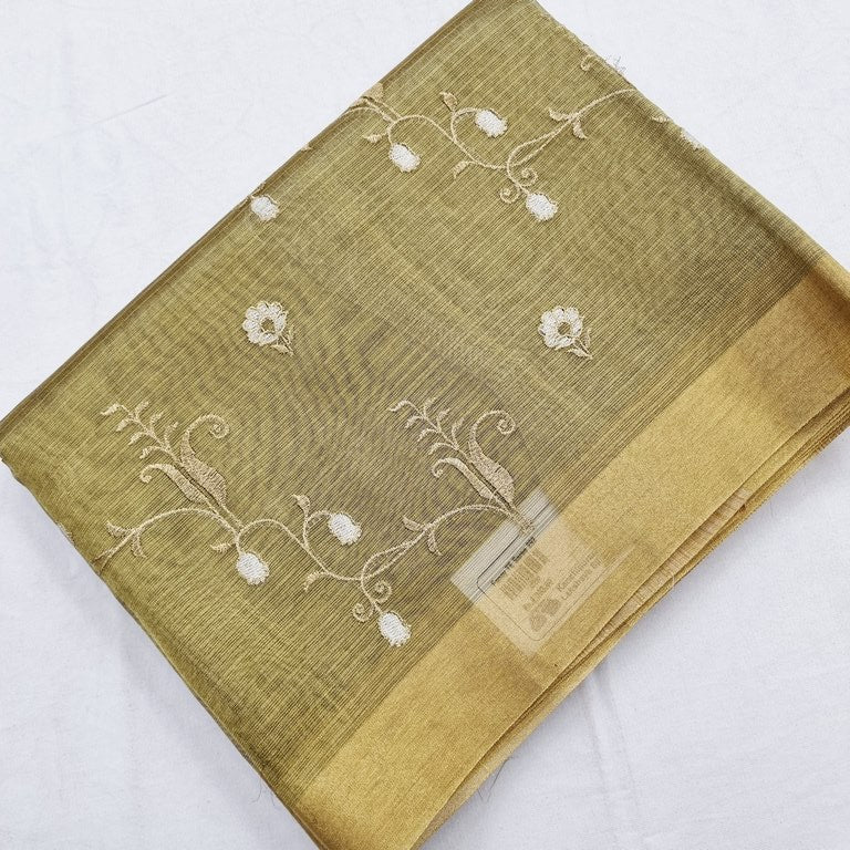 Kanchipuram Blended Semi Tissue Silk Saree 574