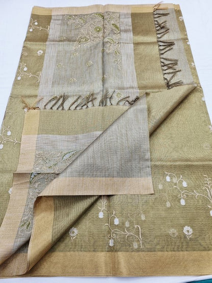 Kanchipuram Blended Semi Tissue Silk Saree 574 – Kanchipuram Lakshaya Silks