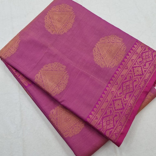 Kanchipuram Blended Semi Tissue Silk Saree 579 – Kanchipuram Lakshaya Silks