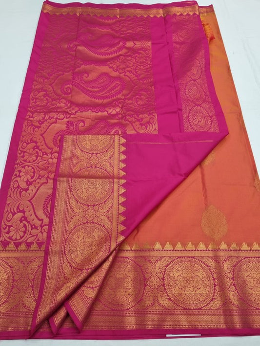 Kanchipuram Blended Semi Soft Silk Saree 589