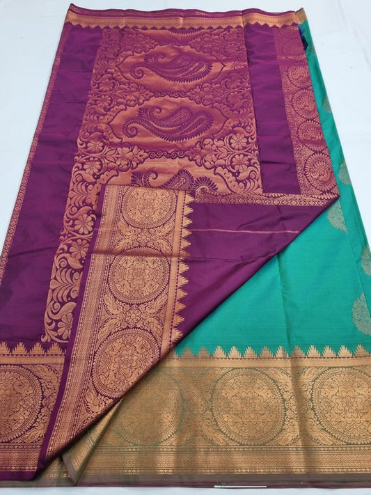 Kanchipuram Blended Semi Soft Silk Saree 591