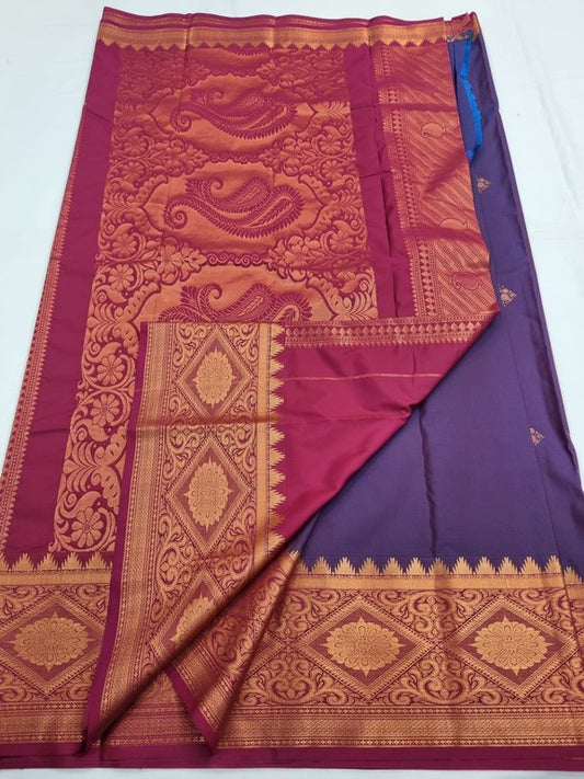 Kanchipuram Blended Semi Soft Silk Saree 592