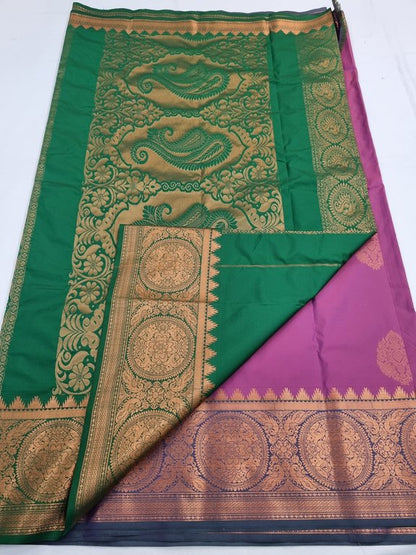 Kanchipuram Blended Semi Soft Silk Saree 593 – Kanchipuram Lakshaya Silks