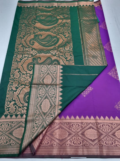 Kanchipuram Blended Semi Soft Silk Saree 595 – Kanchipuram Lakshaya Silks
