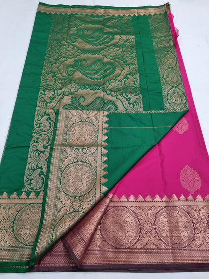 Kanchipuram Blended Semi Soft Silk Saree 599 – Kanchipuram Lakshaya Silks