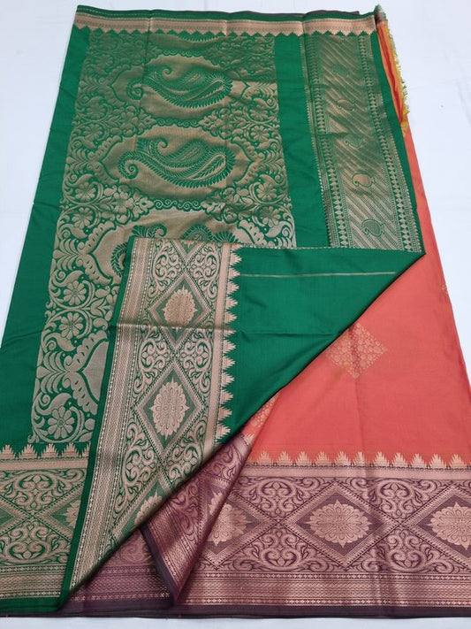 Kanchipuram Blended Semi Soft Silk Saree 601
