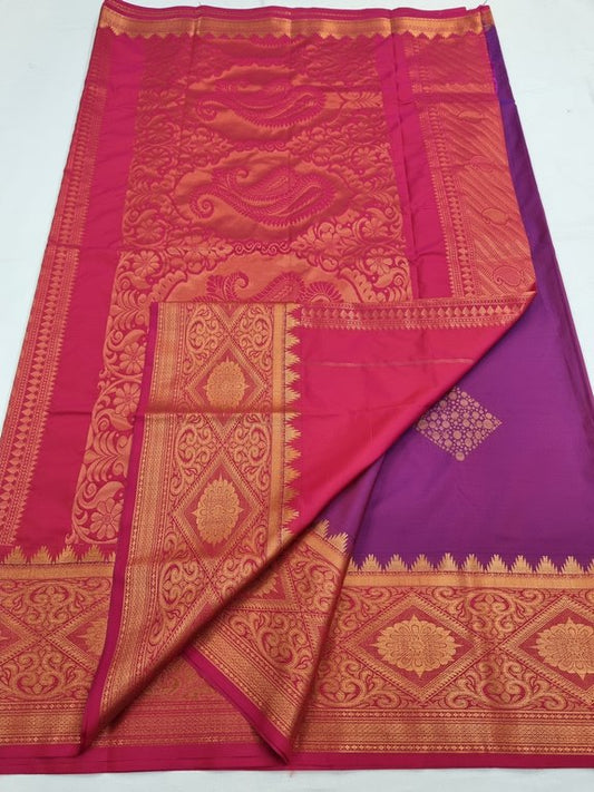 Kanchipuram Blended Semi Soft Silk Saree 604