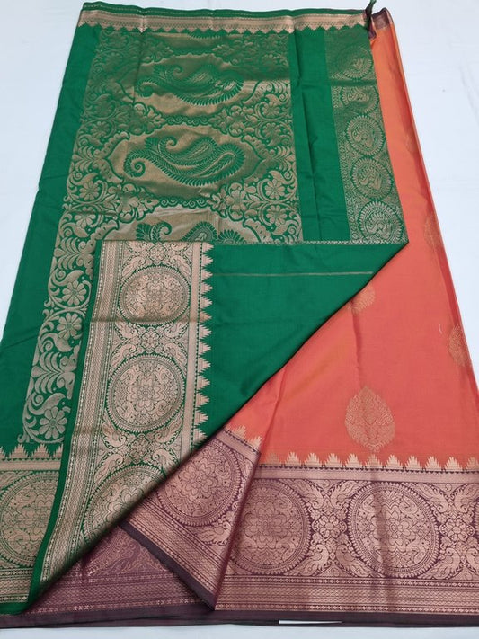 Kanchipuram Blended Semi Soft Silk Saree 606