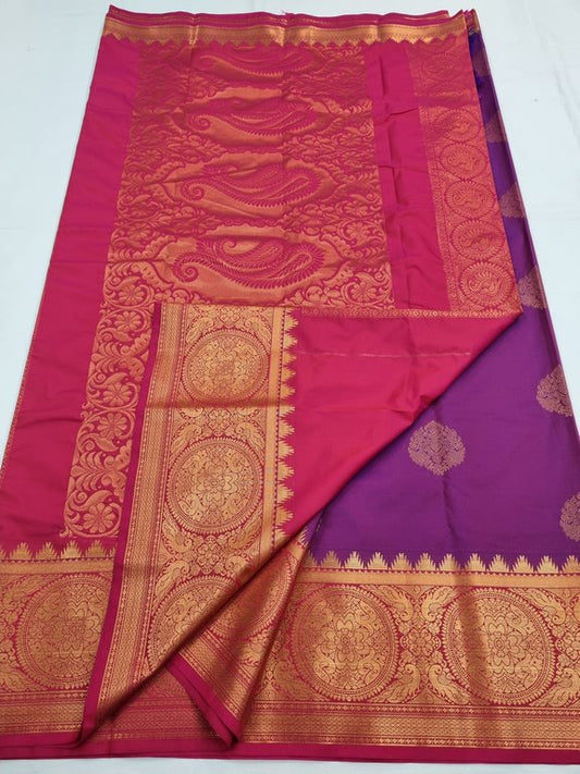 Kanchipuram Blended Semi Soft Silk Saree 607