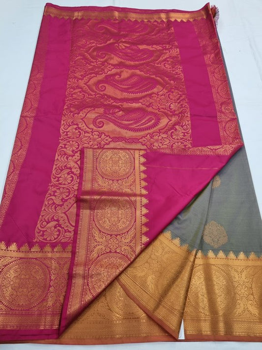 Kanchipuram Blended Semi Soft Silk Saree 608