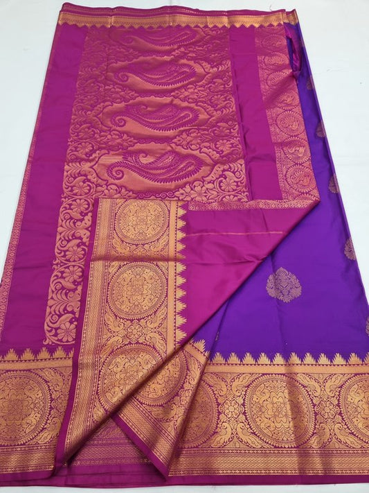 Kanchipuram Blended Semi Soft Silk Saree 609