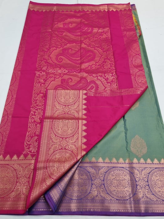 Kanchipuram Blended Semi Soft Silk Saree 610
