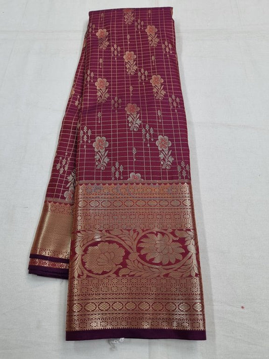 Kanchipuram Blended Bridal Silk Sarees 166