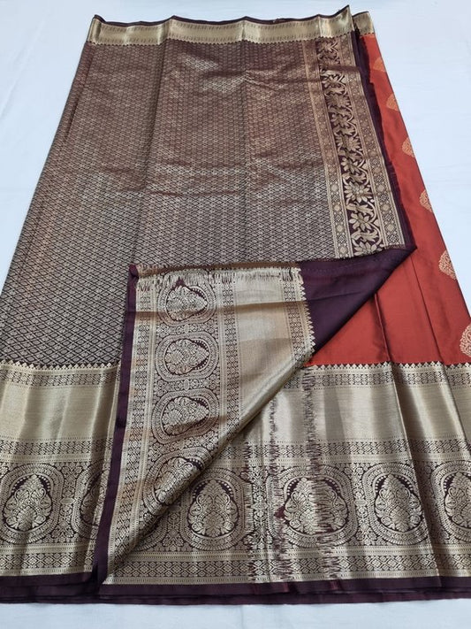 Kanchipuram Blended Bridal Silk Sarees 167