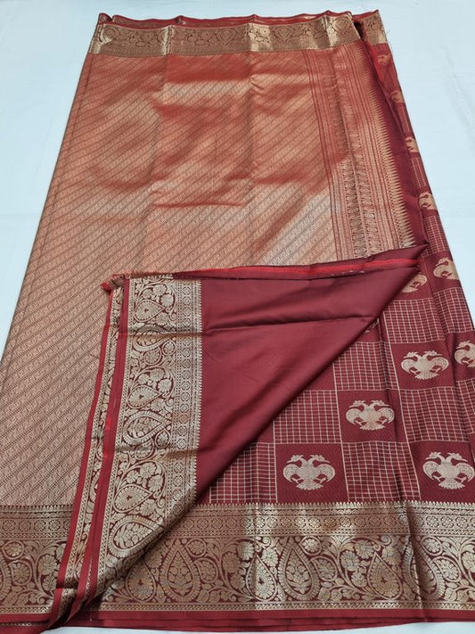 Kanchipuram Blended Bridal Silk Sarees 168