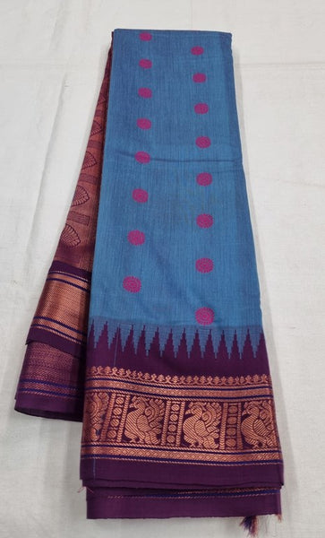Kanchipuram Blended Trendy Cotton Silk Saree 697