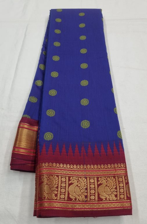 Kanchipuram Blended Trendy Cotton Silk Saree 699