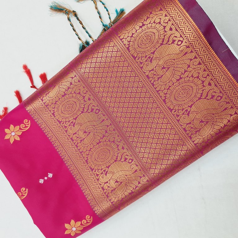 Kanchipuram Fancy Soft Silk Sarees 1187