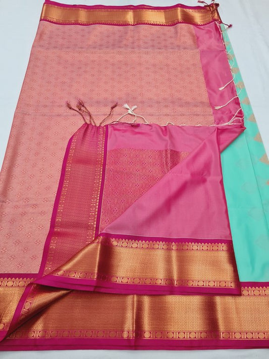 Kanchipuram Blended Semi Fancy Soft Silk Saree 625