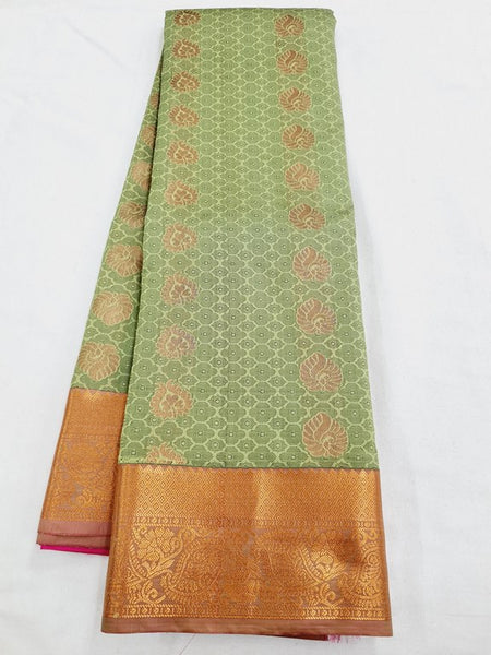 Kanchipuram Blended Trendy Fancy Silk Saree 709