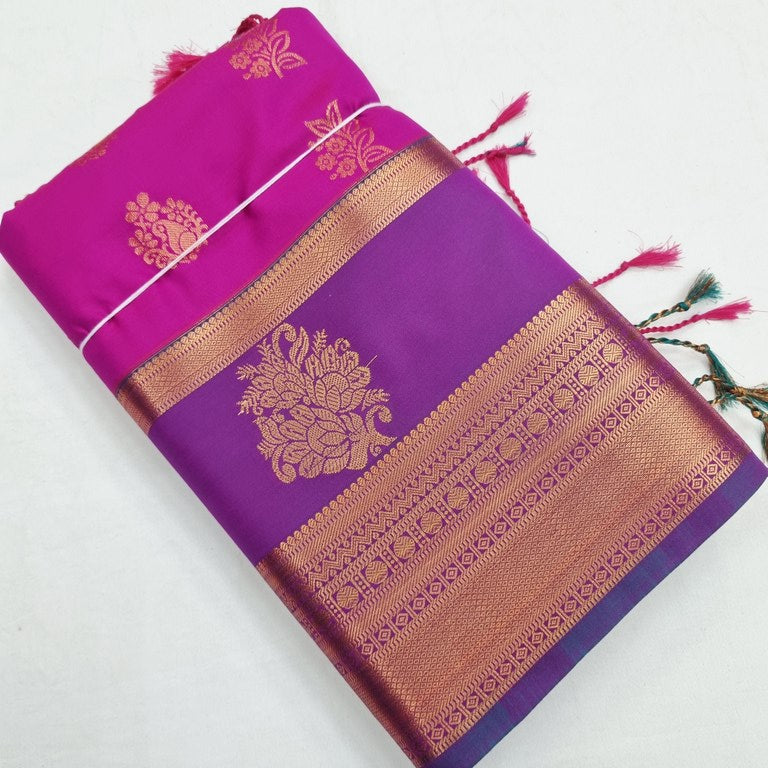 Kanchipuram Fancy Soft Silk Sarees 1207