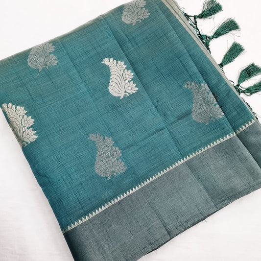 Kanchipuram Blended Taser Fancy Silk Saree 369