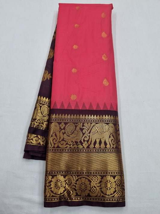 Kanchipuram Semi Gadwal Silk Sarees 176