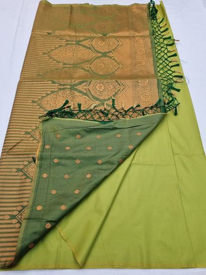 Kanchipuram Blended Trendy Fancy Soft Silk Saree 739 – Kanchipuram Lakshaya Silks