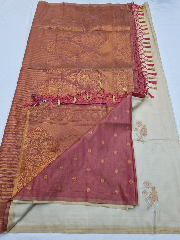 Kanchipuram Blended Trendy Fancy Soft Silk Saree 740