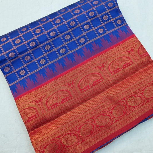 Kanchipuram Blended Trendy Fancy Soft Silk Saree 747