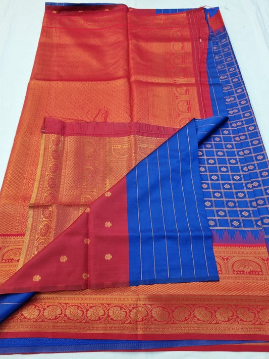 Kanchipuram Blended Trendy Fancy Soft Silk Saree 747