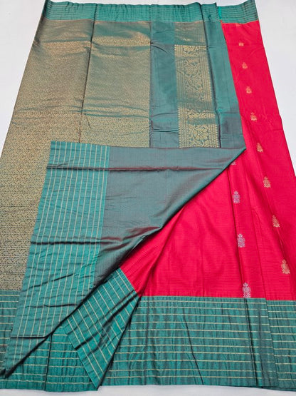 Kanchipuram Blended Fancy Silk Saree 371 – Kanchipuram Lakshaya Silks