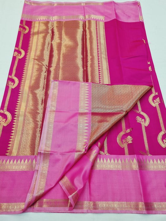 Kanchipuram Blended Fancy Silk Saree 377