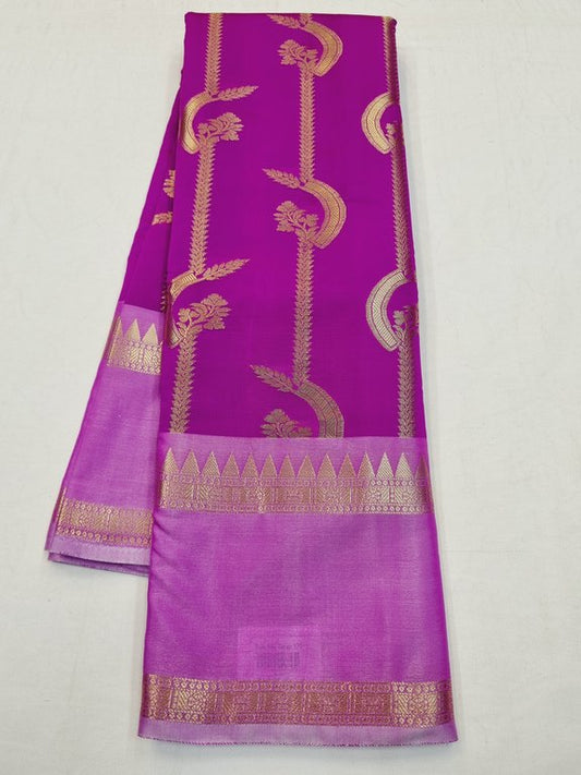 Kanchipuram Blended Fancy Silk Saree 381