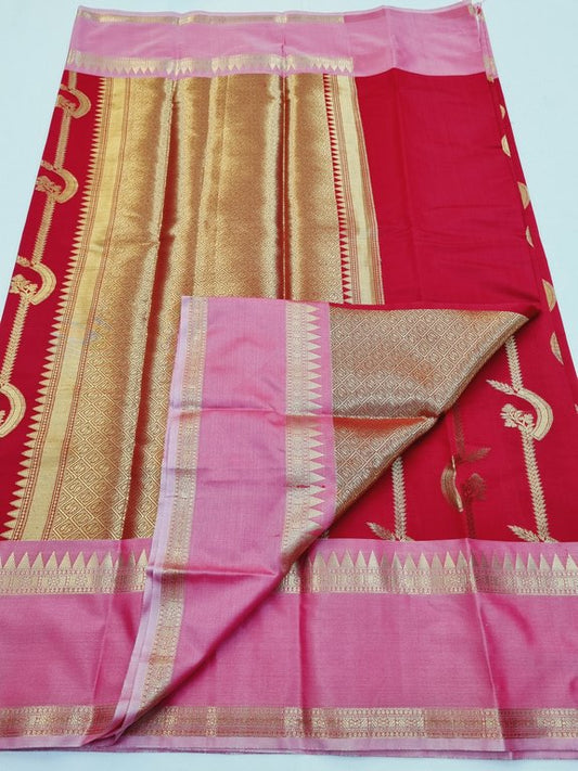 Kanchipuram Blended Fancy Silk Saree 382