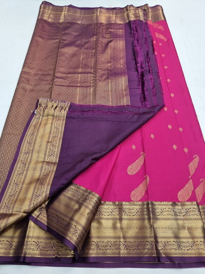 Elegant Blended Fancy Silk Sarees 166 – Kanchipuram Lakshaya Silks