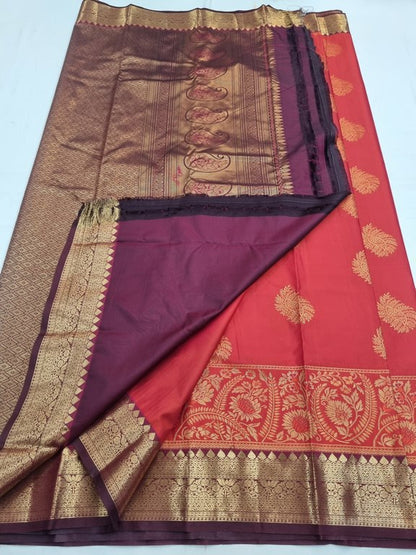 Elegant Blended Fancy Silk Sarees 169 – Kanchipuram Lakshaya Silks