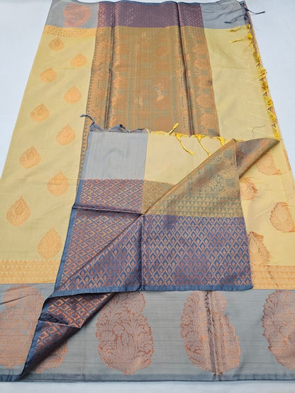 Kanchipuram Blended Fancy Soft Silk Saree 388 – Kanchipuram Lakshaya Silks