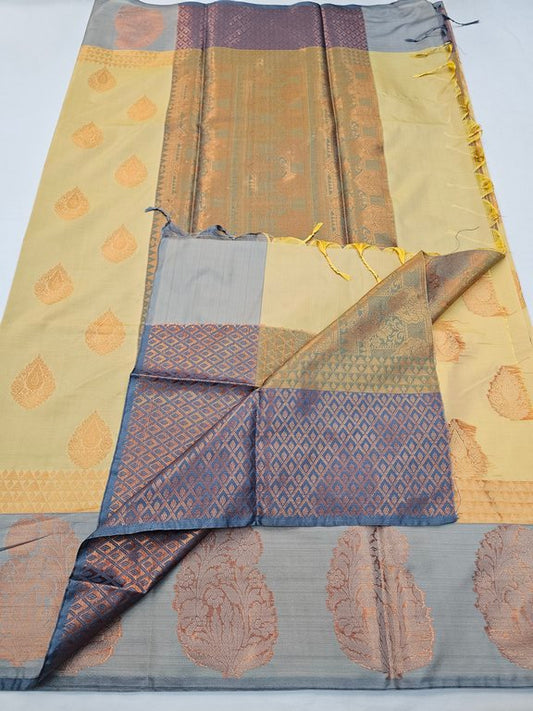 Kanchipuram Blended Fancy Soft Silk Saree 388