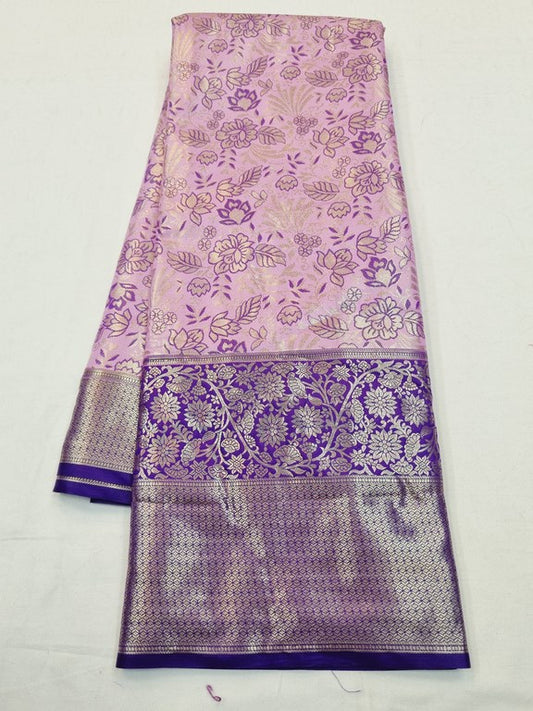 Kanchipuram Blended Fancy Tissue Silk Saree 399