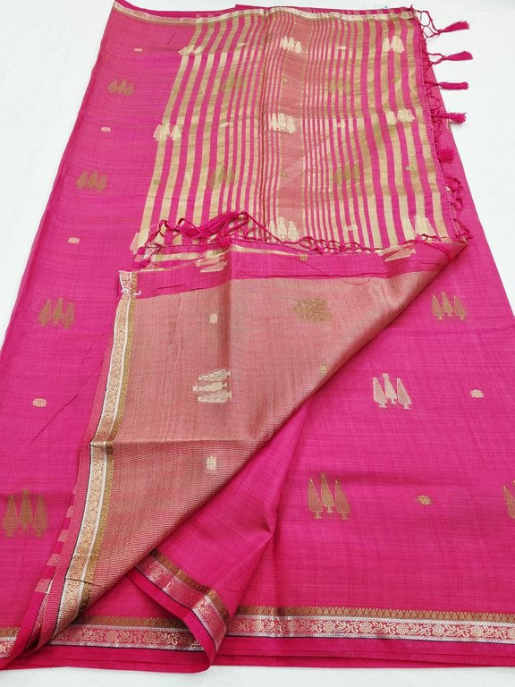 Kanchipuram Blended Fancy Taser Silk Saree 406