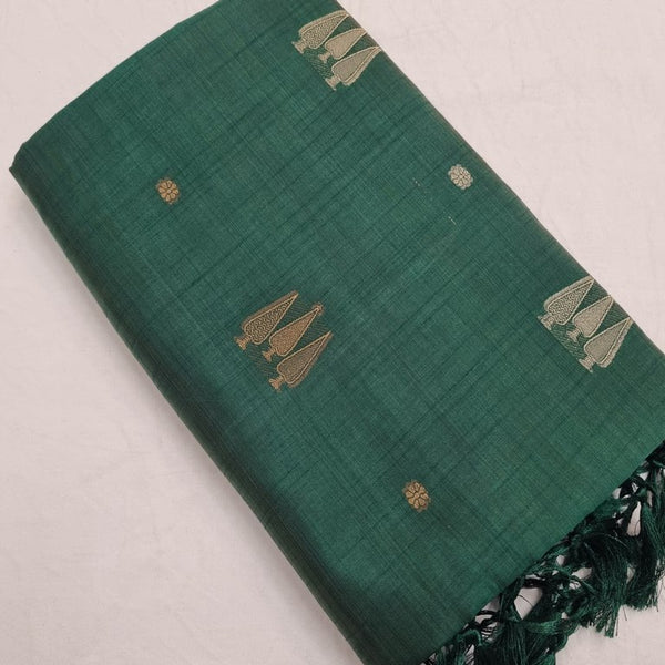 Kanchipuram Blended Fancy Taser Silk Saree 407
