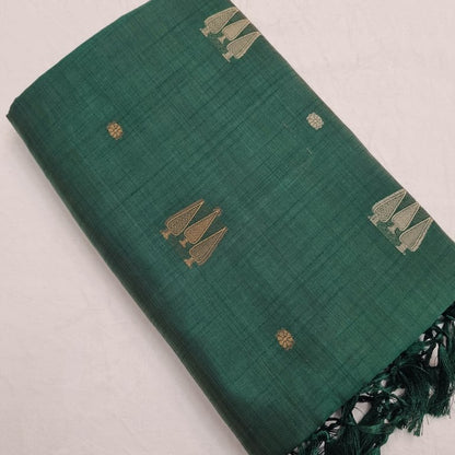 Kanchipuram Blended Fancy Taser Silk Saree 407 – Kanchipuram Lakshaya Silks