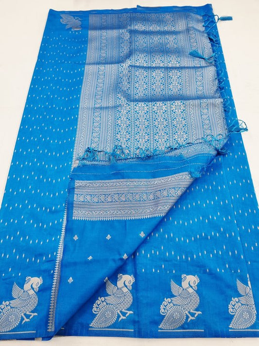 Kanchipuram Blended Fancy Taser Silk Saree 437