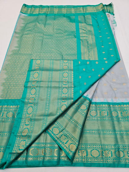 Trending  Gadwal Korvai Fancy Sarees 205 – Kanchipuram Lakshaya Silks